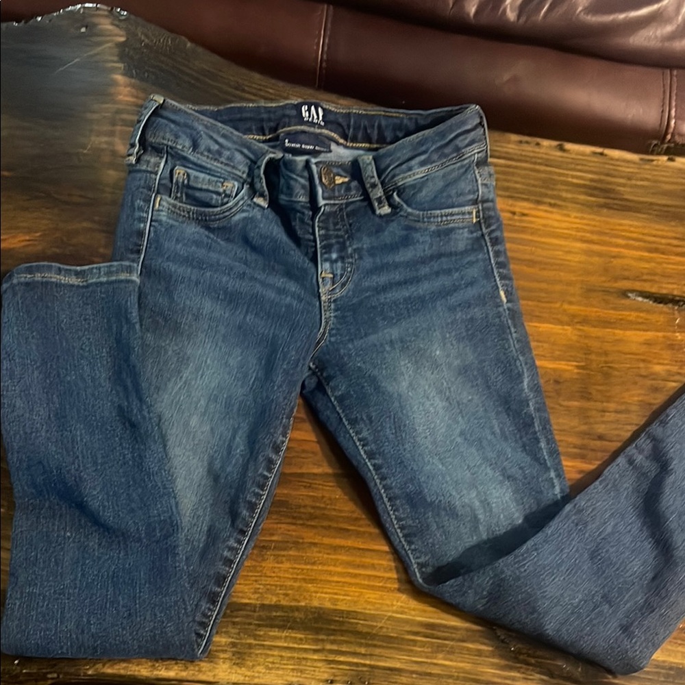 GAP kids/girls Strech Supper Skinny Blue Jeans